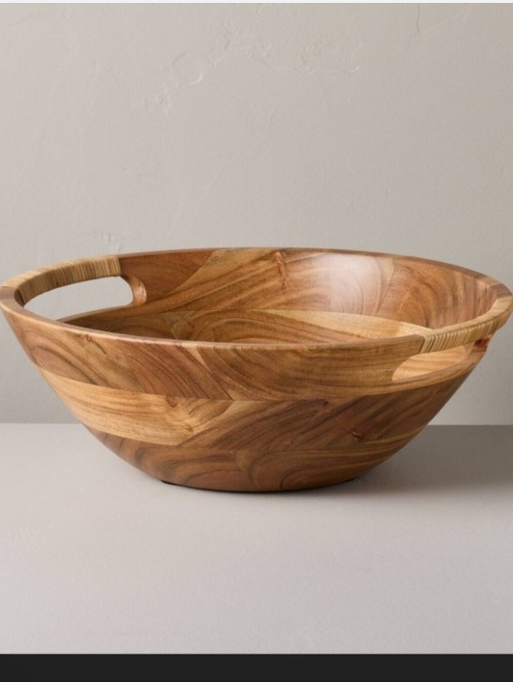 Hearth & Hand Wooden Serving Bowl